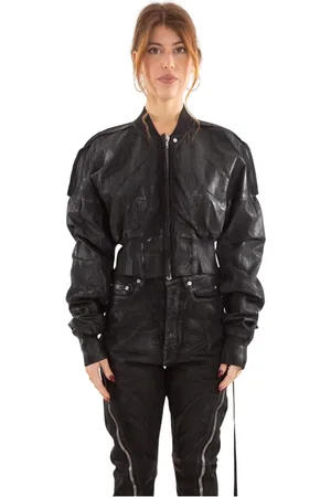 Rick Owens Jacka, Dam, M, Foiled Bomber Flight Jacket