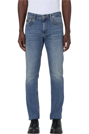 VERSACE Jeans, Herr, W36, Lyxiga Blå Jeansbyxor