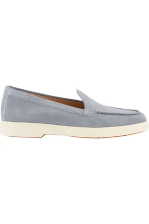 santoni Skor, Dam, 39 1/2 EU, Mocka, Beige Mockasin Skor för Kvinnor