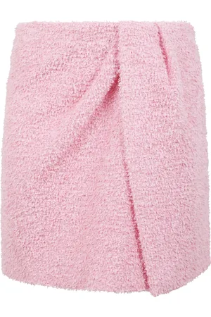 Msgm Kjol, Dam, S, Tweed, Kort tweedkjol med främre kors