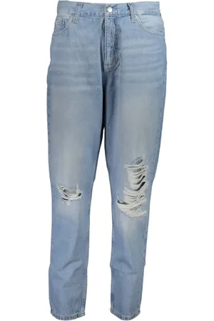 Calvin Klein Jeans, Dam, W25, Denim, Blå Jeans Sliten Denim Dam