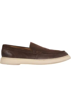 Moma Skor, Herr, 41 EU, Mocka, Brun Mocka Loafers Elegant Stil