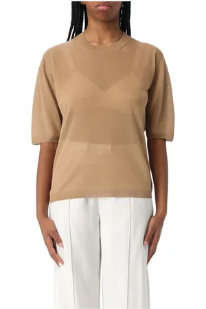 SLOWEAR Stickade tröjor & koftor, Dam, S, Silkstickad Pullover i