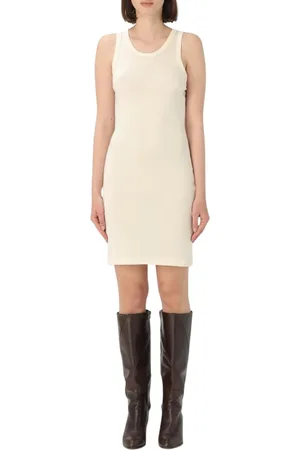 Helmut Lang Klänning, Dam, S, Bomull, Elegant Ärmelös Klänning