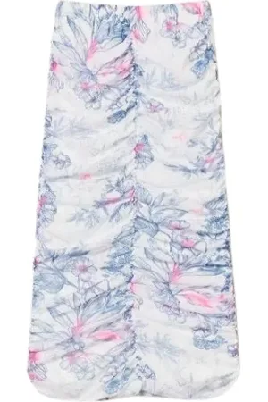 Twin-Set Kjol, Dam, S, Blommig tulle långkjol