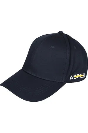 Aspesi Accessoarer, Herr, ONE Size, Bomull, Blå basebollkeps stiligt design