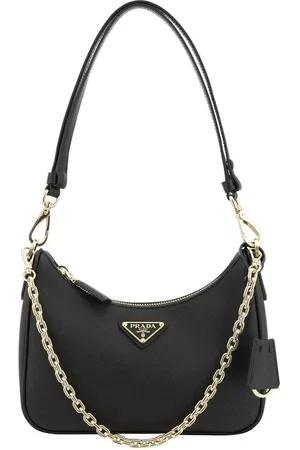 Prada Väska, Dam, ONE Size, Läder, Lyxig Axelväska med Kedja
