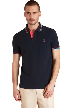 Vicomte A. Topp, Herr, L, Anpassad kortärmad polo
