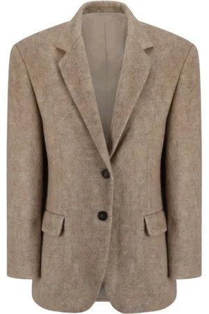 Brunello Cucinelli Jacka, Dam, S, Klassisk Ull Mohair Blazer Jacka