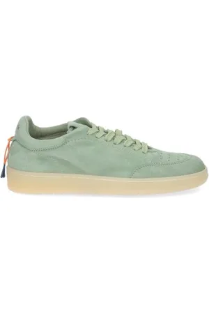 Barracuda Skor, Herr, 40 EU, Läder, Gröna Läder Sneakers Stiliga Ss24