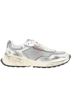 Dsquared2 Skor, Herr, 45 EU, Retro Vintage Panel Sneakers med Strukturerad Sula