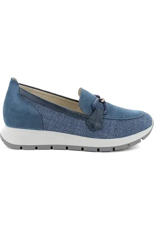 IGI&CO Skor, Dam, 39 EU, Mocka, Vävd textur mockasiner med chic stil