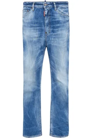 Dsquared2 Jeans, Herr, XL, Denim, Stiliga Denim Jeans