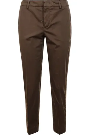 PT Torino Byxor, Dam, L, Bomull, Kaffe Skräddade Byxor för Raffinerade Outfits