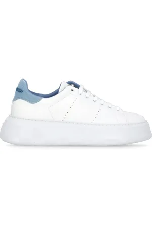 Woolrich Skor, Dam, 40 EU, Läder, Vita Lädersneakers med Logodetalj