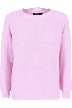 Max Mara Stickade tröjor & koftor, Dam, M, Bomull, Linz Bomullströja Roseberry
