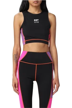 OOF Wear Sport, Dam, S, Svart Ärmlös Sport-BH Topp