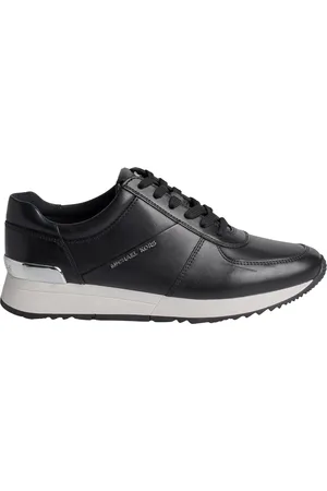 Michael Kors Skor, Dam, 40 EU, Läder, Casual Läder Sneakers med Metalliska Accenter