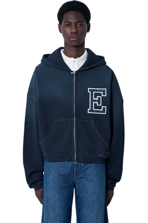 ERL Sweatshirts & Hoodies, Herr, M, Bomull, Logo Motiv Huvtröja