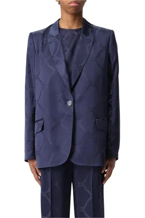 Twin-Set Jacka, Dam, XL, Sidensblazer med ChainLink-detalj