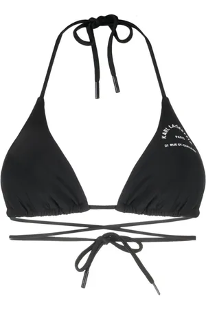 Karl Lagerfeld Badkläder, Dam, S, Polyester, Triangel med logotyp