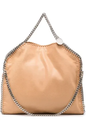 Stella McCartney Väska, Dam, ONE Size, Läder, Falabella Väska med Hammrad Textur och Djurvänligt Läder
