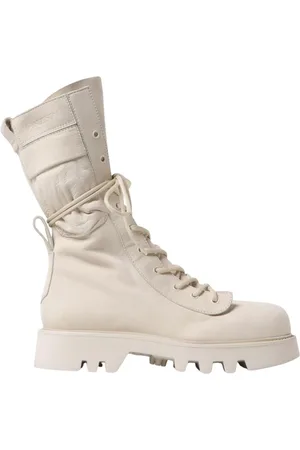 J.W.Anderson Skor, Dam, 39 EU, Läder, Chunky Sole Läder Combat Boots