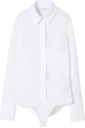 Patrizia Pepe Topp, Dam, 2Xs, Bomull, Svart Bomull Bodysuit Skjorta