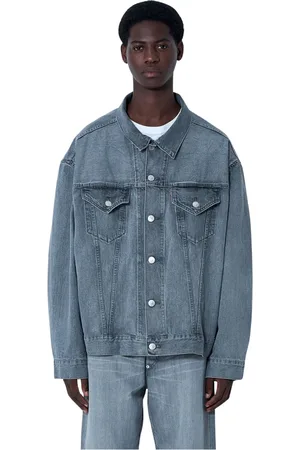 JUNYA WATANABE Jacka, Herr, S, Denim, Panel Denim Jacket med Klassisk Krage