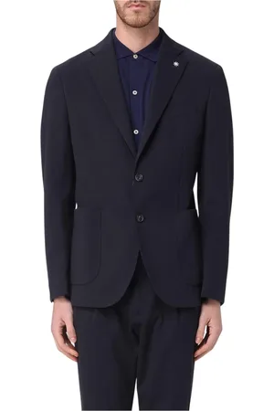 Manuel Ritz Kostym, Herr, XL, Blå Skräddarsydd Blazer för Män