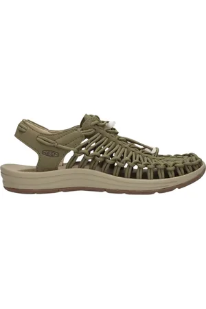 Keen Skor, Dam, 36 1/2 EU, Trendiga gröna canvas sneakers
