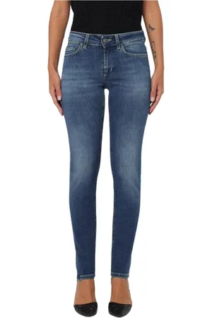 Dondup Jeans, Dam, W34, Denim, Stiliga Bekväma Skinny Jeans Kvinnor