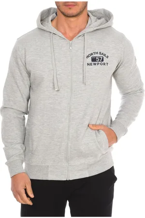 North Sails Sweatshirts & Hoodies, Herr, M, Bomull, Huvtröja med dragkedja