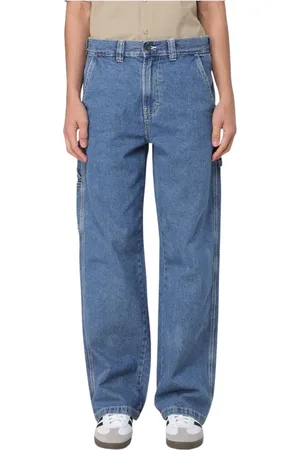 Dickies Jeans, Herr, W29, Denim, Klassiska Blå Denim Jeans