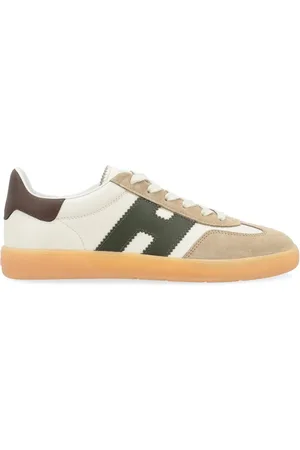 Hogan Skor, Herr, 44 EU, Läder, Ivory Suede Sneaker Cool Model