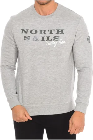 North Sails Sweatshirts & Hoodies, Herr, S, Nylon, Räfflad Rund Hals Tröja