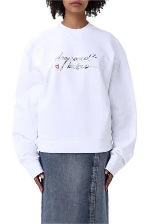 Dsquared2 Sweatshirts & Hoodies, Dam, M, Grafiskt Tryck Sweatshirt för Kvinnor