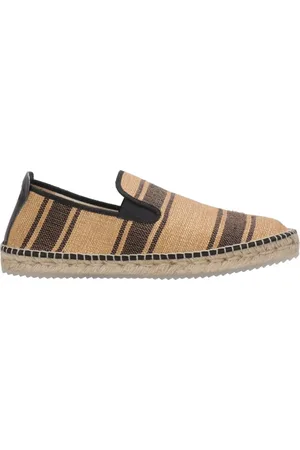 Espadrilles Skor, Herr, 46 EU, Platta skor i svart och brun