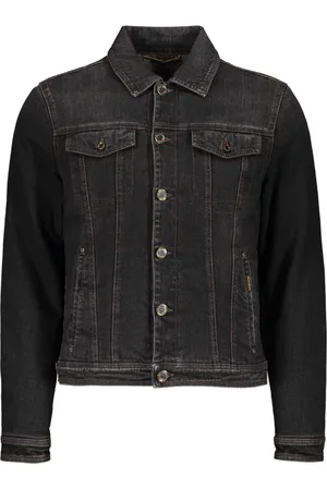 MOORER Jacka, Herr, 3Xl, Denim, Denim Goose Down Padded Jacket