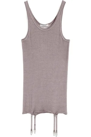 LEMAIRE Topp, Dam, M, Ribbad Tanktop