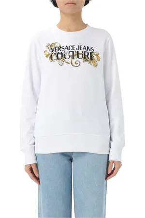 VERSACE Sweatshirts & Hoodies, Dam, XS, Lyxig Stickad Tröja
