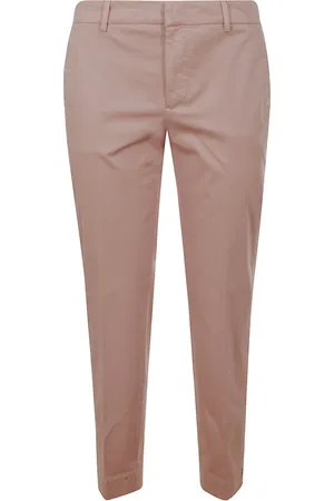 PT Torino Byxor, Dam, 2Xs, Bomull, Kaffe Skräddade Byxor för Raffinerade Outfits