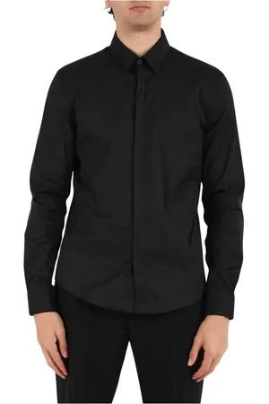 Patrizia Pepe Skjorta, Herr, L, Bomull, Stretch poplin skjorta slim fit