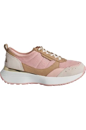 Michael Kors Skor, Dam, 39 EU, Läder, Mesh sneakers med metalliska detaljer