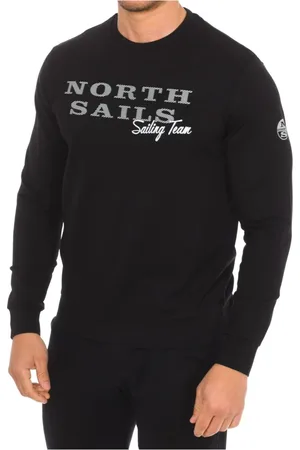 North Sails Sweatshirts & Hoodies, Herr, XL, Nylon, Räfflad Crew Neck Sweater