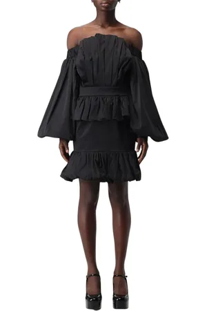 Karl Lagerfeld Klänning, Dam, S, OffShoulder Mini Klänning Lagdelt Kjol