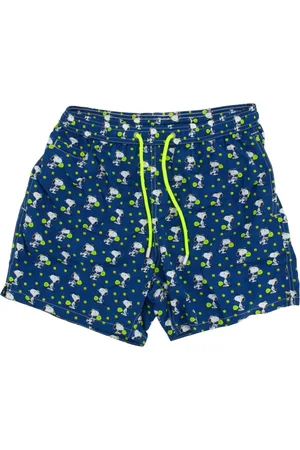 MC2 SAINT BARTH Badkläder, Herr, M, Läder, Blått Havskläder Simshorts