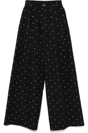 ALYSI Byxor, Dam, 2Xs, Bomull, Tryckta Poplin Gym Byxor
