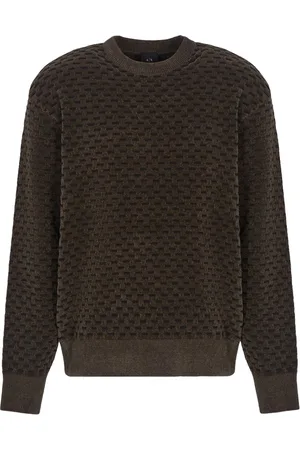 Armani Exchange Stickade tröjor & koftor, Herr, S, Stiliga Sweaters för en Trendy Look