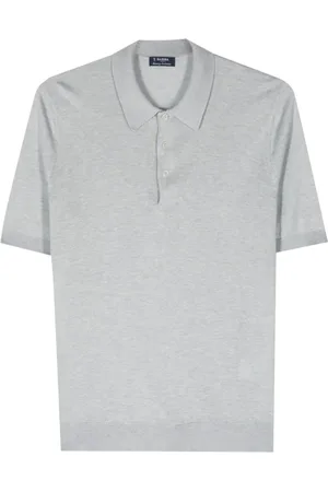 BARBA Topp, Herr, 3Xl, Silke Polo Skjorta 100% Tillverkad i Italien